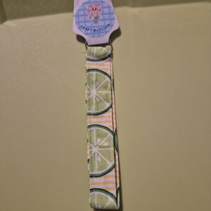 Lime Green Keychain/wristlet